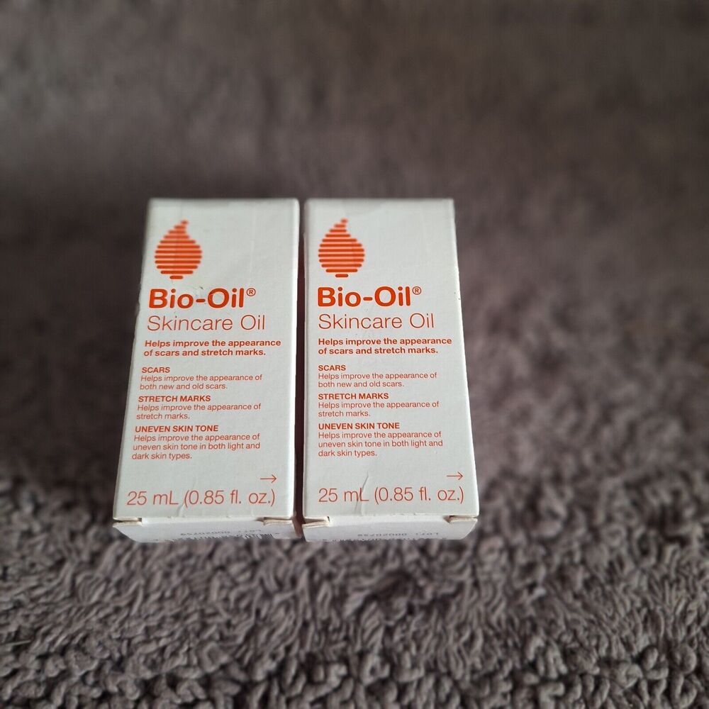 2 Pack Bio-Oil Skincare Body Oil Moisturizer Scars & Stretch‎ Marks 0.85Fl. oz